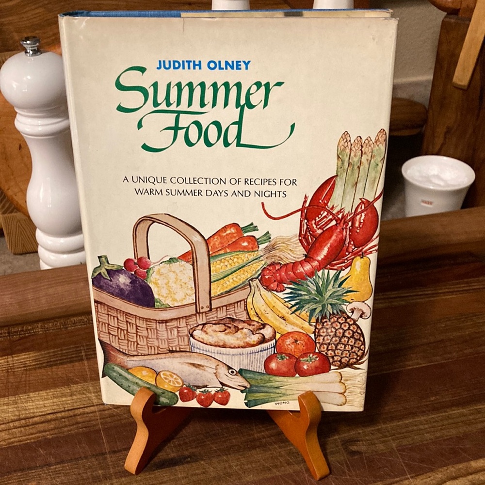 Vintage 70s “Summer Food” Cookbook by Judith Olney 1978 First Edition